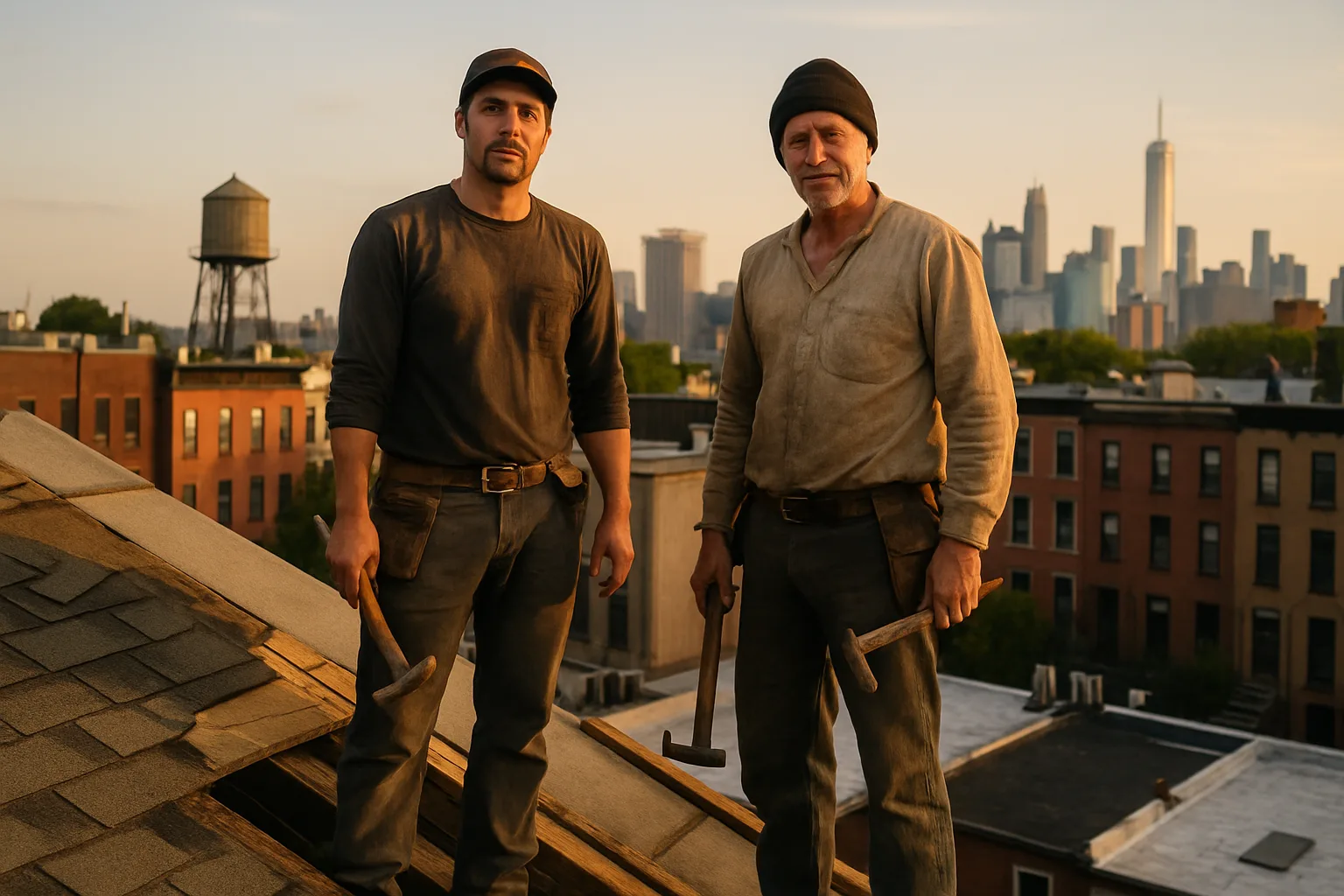 The team at Brooklyn Roofing Co